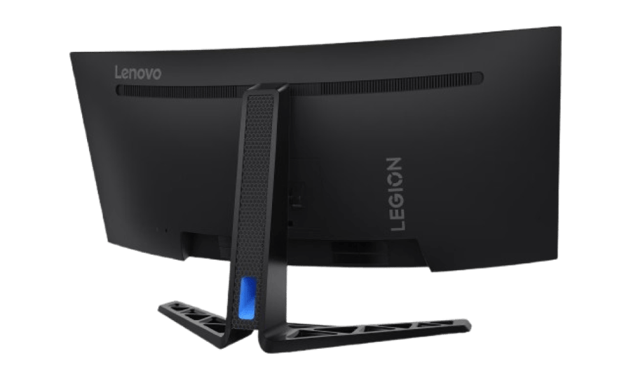 شاشة الألعاب Lenovo Legion R34w-30 مقاس 34 بوصة بدقة UWQHD – دقة 3440×1440، لوحة VA، معدل تحديث 180 هرتز، زمن استجابة 0.5 مللي ثانية (MPRT)، تقنية HDR10، تقنية FreeSync، منافذ HDMI 2.1 وDisplayPort، معيار EyeSafe، وحامل قابل للتعديل من حيث الارتفاع والميل
