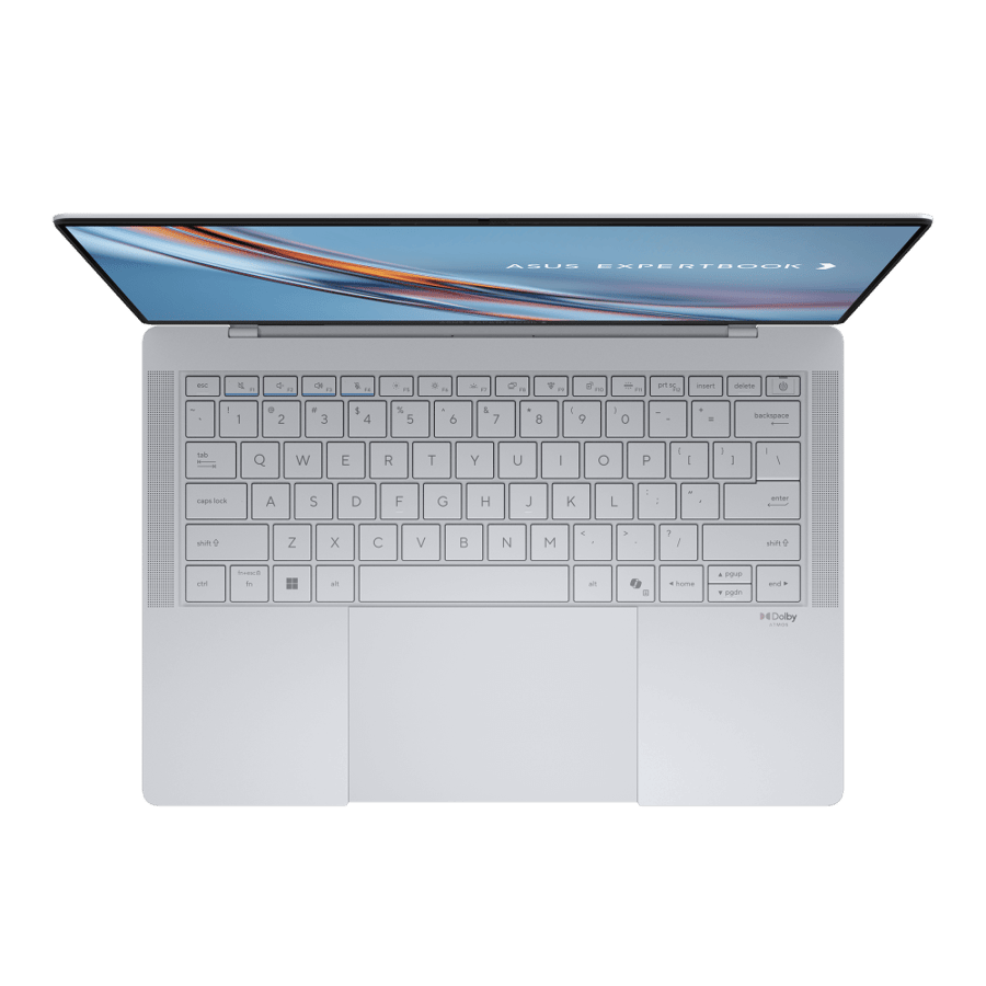 لابتوب ASUS ExpertBook Ultra (B9406CAA)، معالج Intel® Core™ Ultra 7 356H، ذاكرة وصول عشوائي 64 جيجابايت، قرص SSD M.2 بسعة 1 تيرابايت، معالج رسومات Intel، شاشة 14 بوصة بدقة 2880×1800، مستشعر بصمة، نظام تشغيل Free DOS - رمادي | 90NX09J1-M006D0