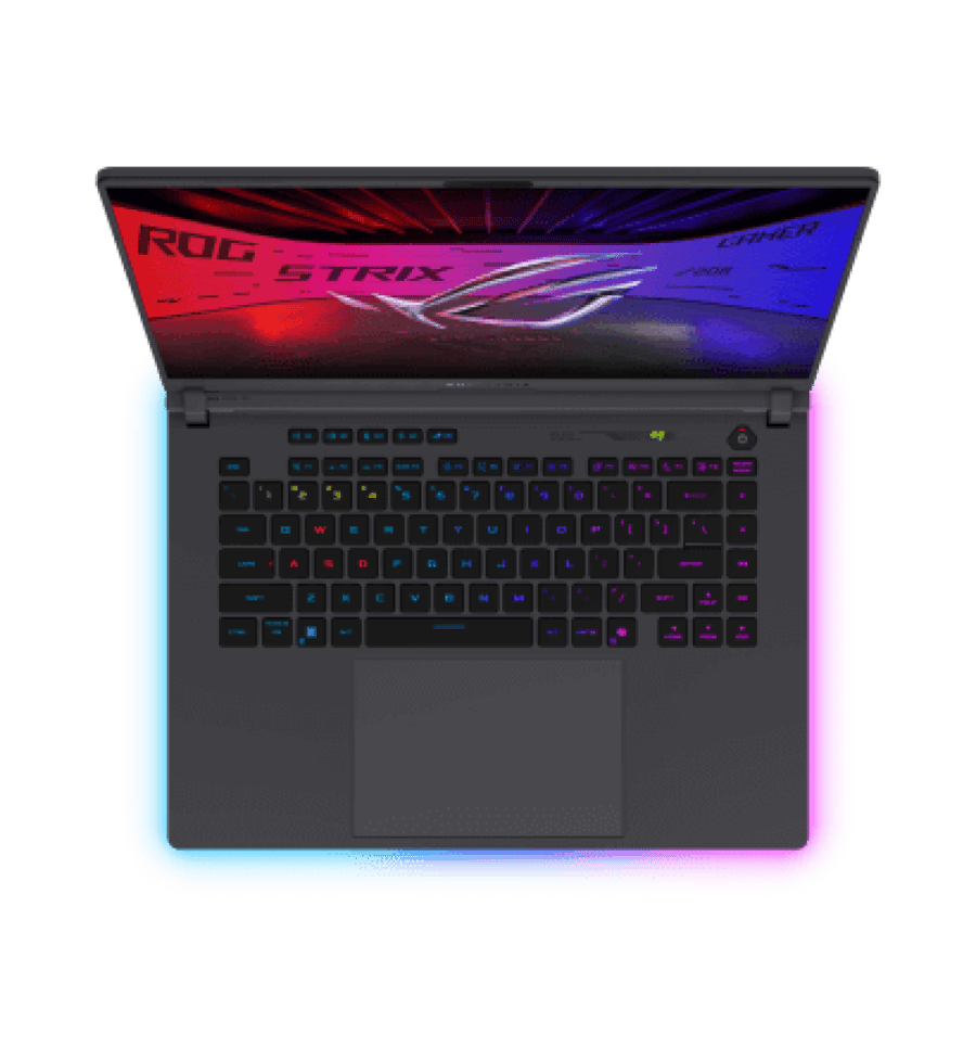 Laptop Asus ROG Strix G16 G615LR-S5070W Intel Core Ultra 9 Processor 275HX, 32GB Ram, 1TB SSD M.2, NVIDIA GeForce RTX 5070 Ti 12GB,16-inch 2.5K Display 2560x1600, IPS, 240Hz, G-Sync, Backlit Chiclet Keyboard per key RGB, Windows 11 Home - Volt Green