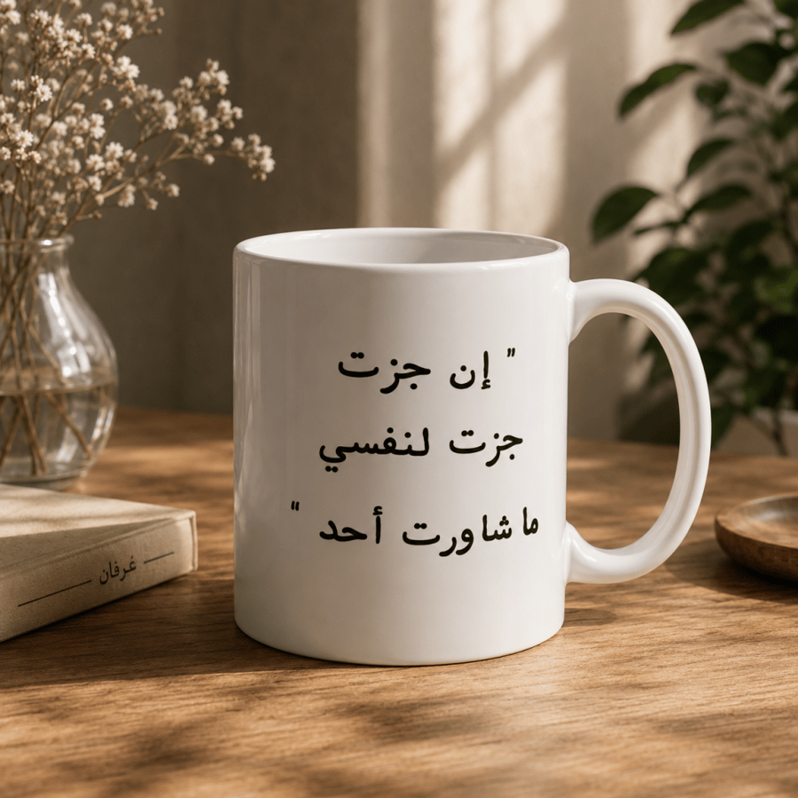 كوب | ان جزت جزت لنفسي ماشاورت احد