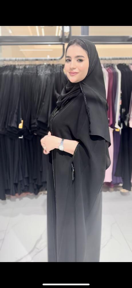 عباية قماش ملكي قصة قطرية على كرستال