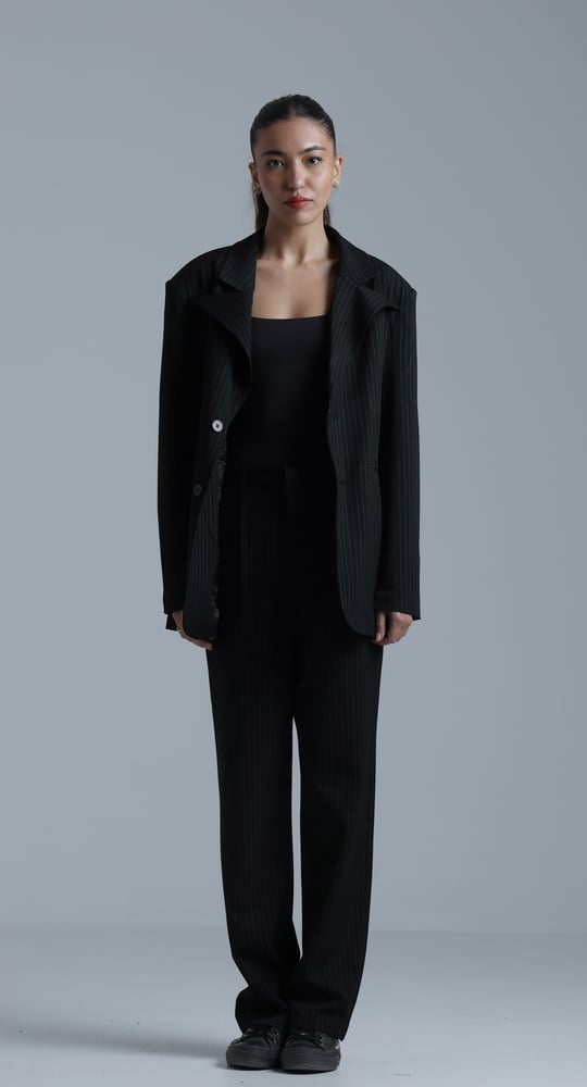 KATE UNISEX FORMAL PANTS - BLACK