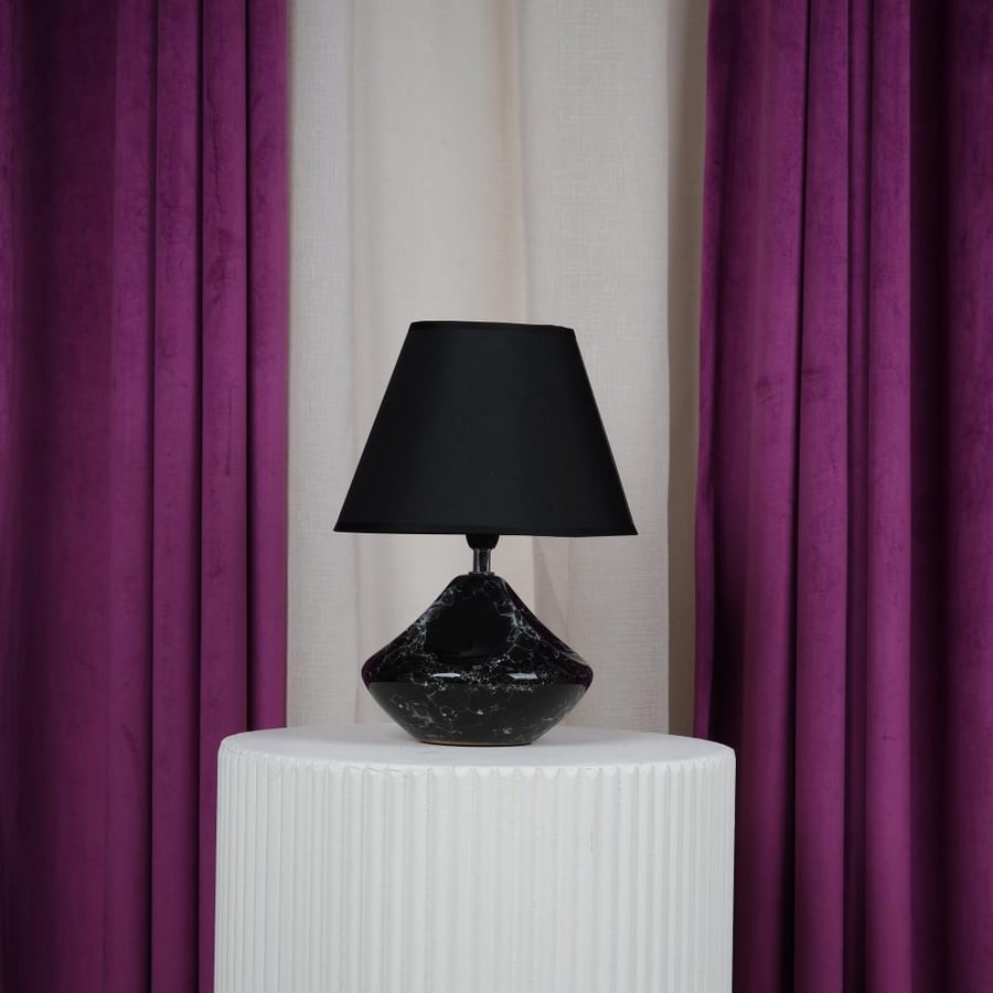 Black lampshade