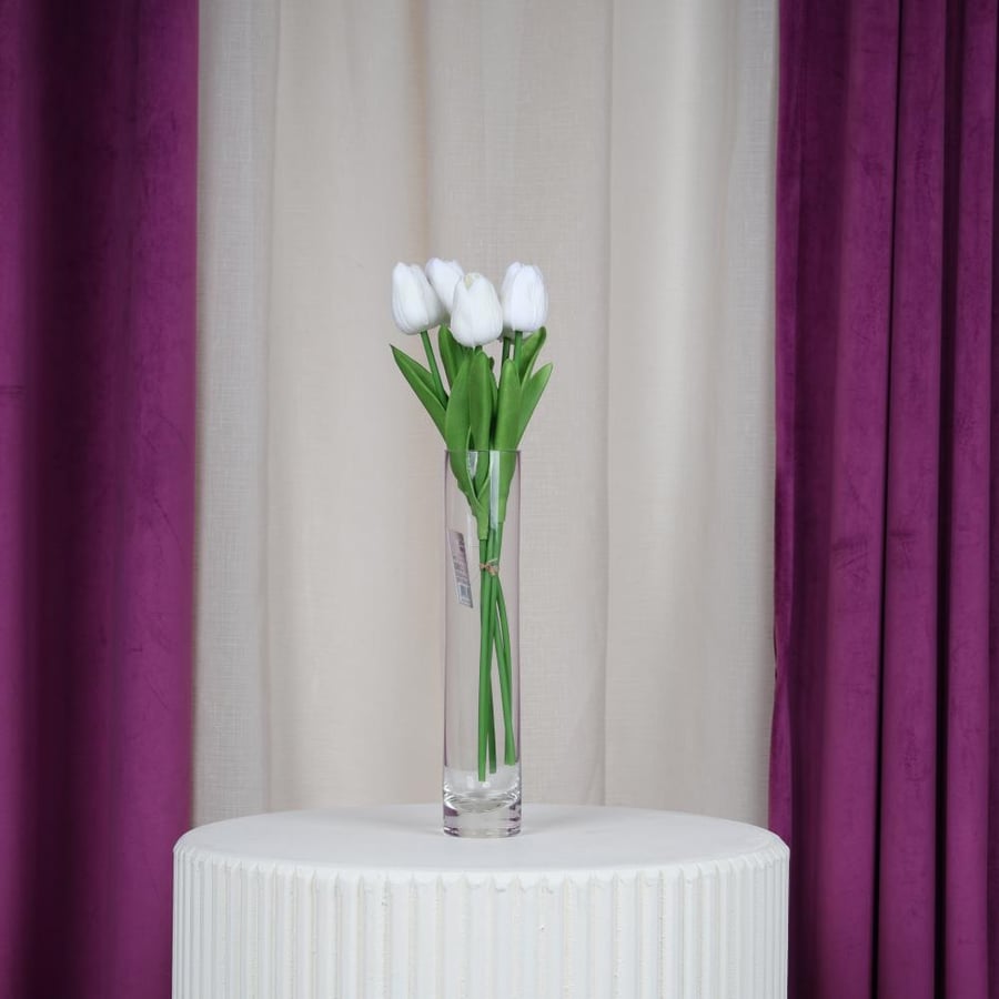 white tulips