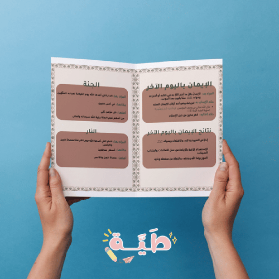 توحيد - اليوم الآخر . الترم الثاني الصف السادس .