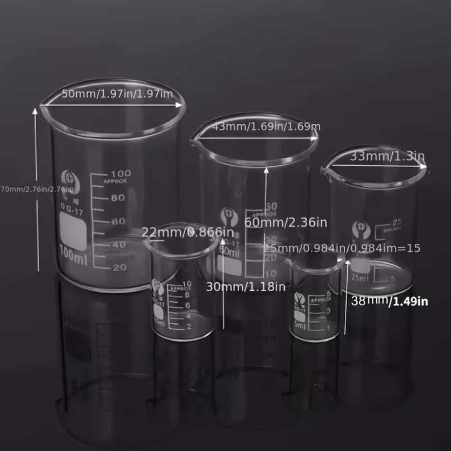معيارات مخبرية عطور متعدد الاحجام