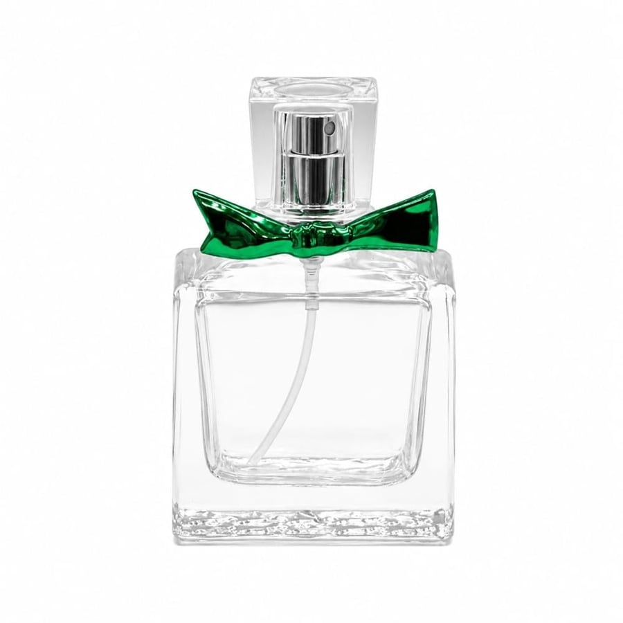 علب عطور بخاخ فارغ غطاء فيونكة انيق 25 مل برم   12 قطعة ملون