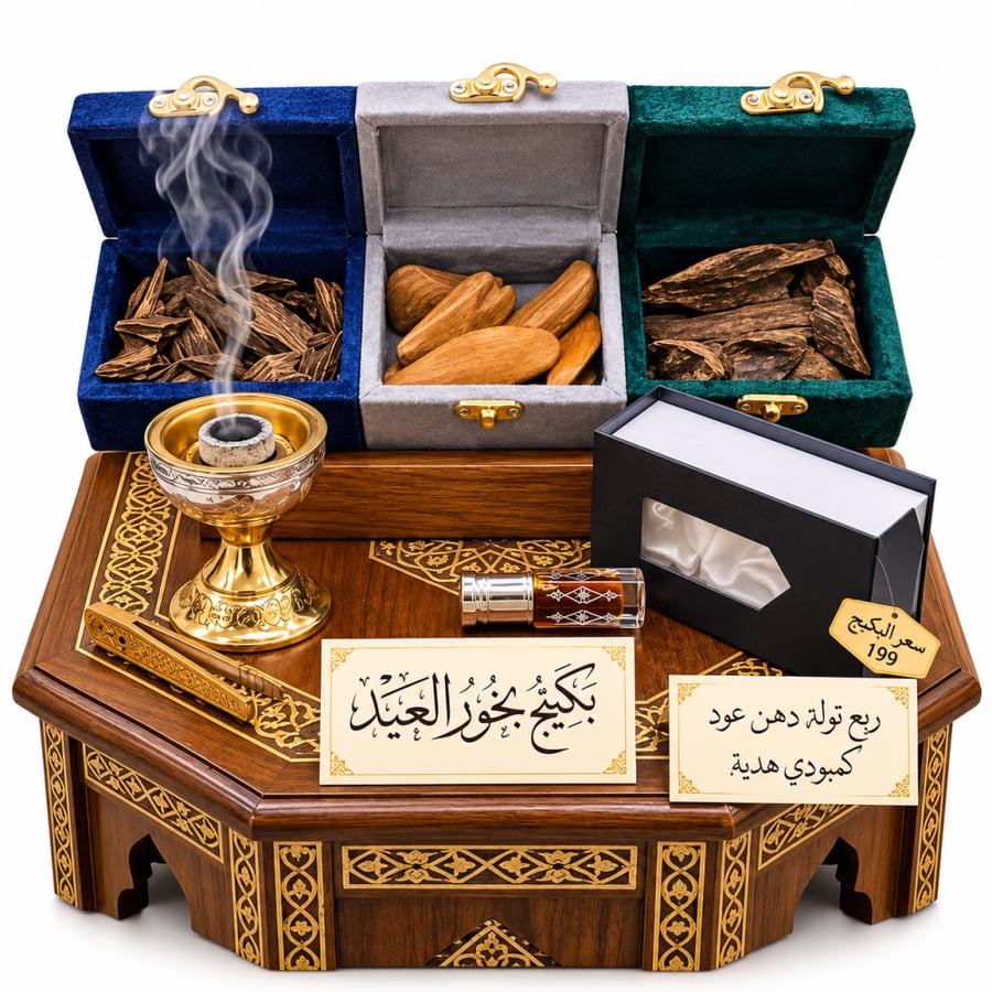 بكيج بخور العيد من شجر الطيب