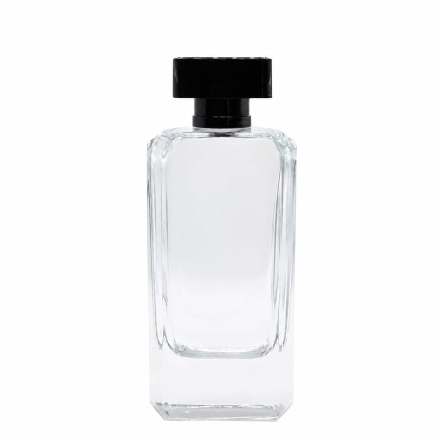 علب عطور بخاخ فارغ كبس  80مل غطاء اسود   -12 قطعة
