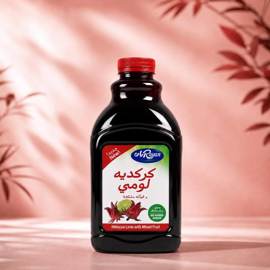 ريان شراب كركديه باللومي - 1.5 لتر