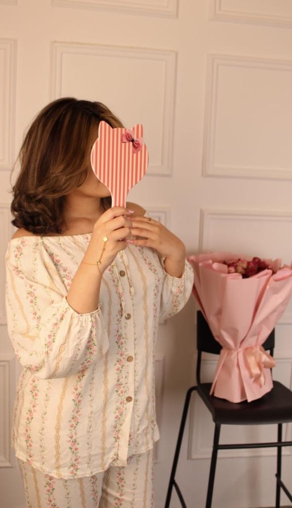 بجامة Roses 4 قطع