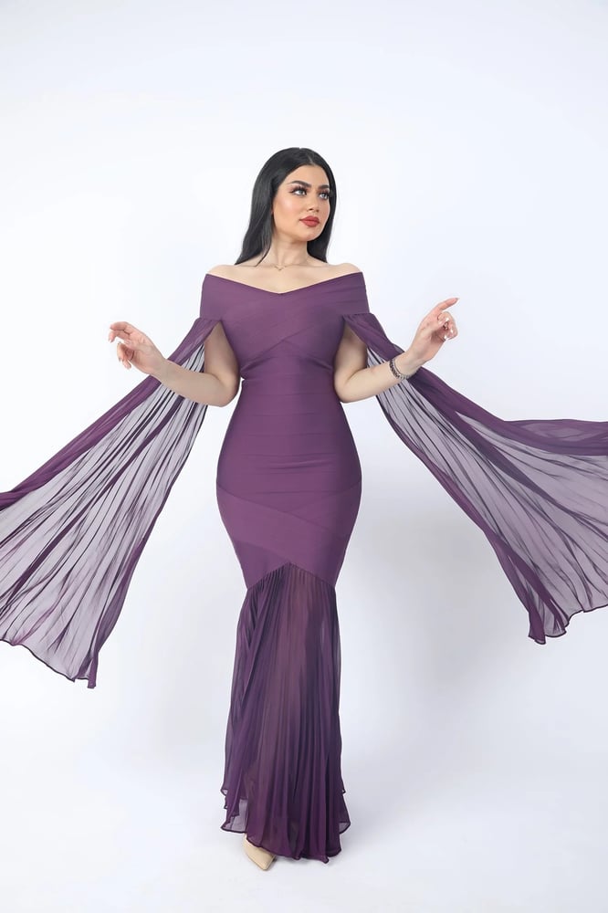 فستان سهرة طويل
