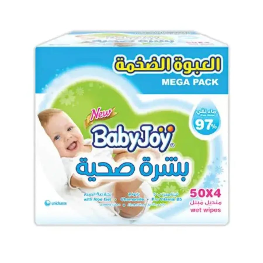 بيبي جوي مناديل مبلله 6*4*50