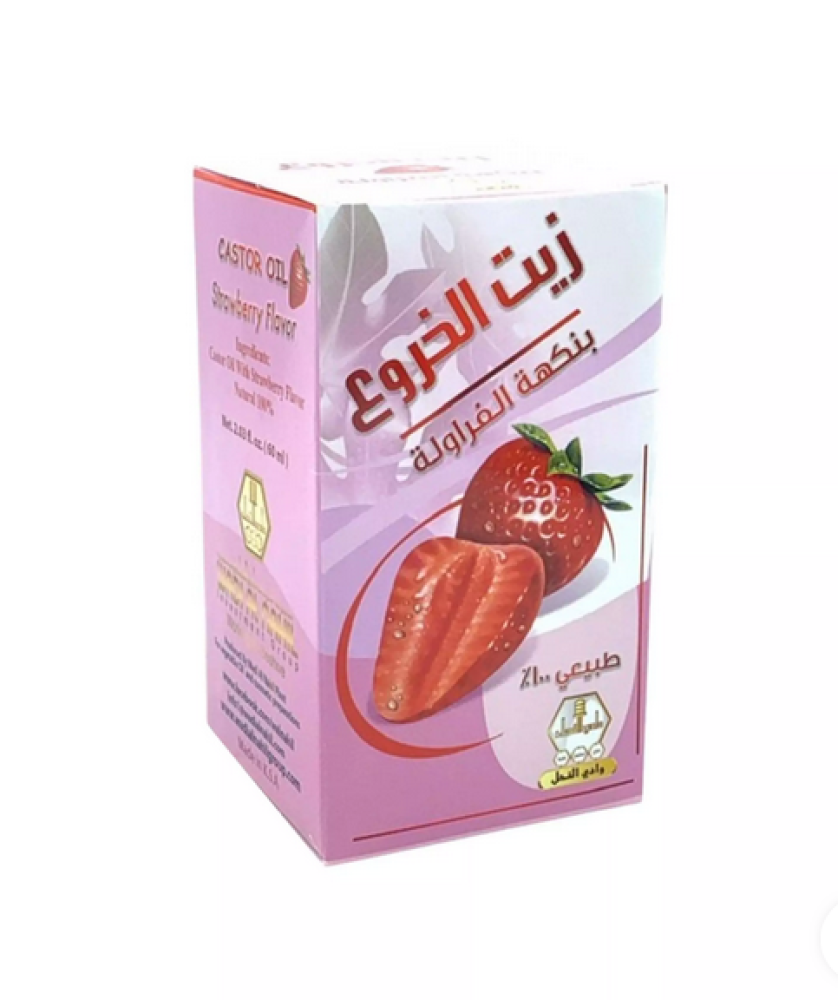 وادي النحل زيت خروع 60مل فروله