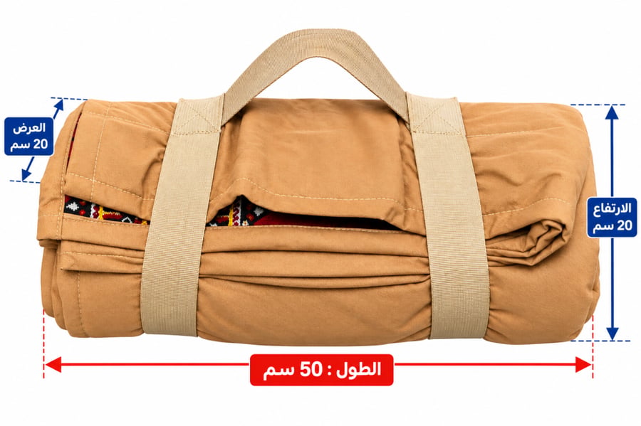 مدة أرضية تراثية للرحلات والكشتات – مقاس 3 × 2 متر