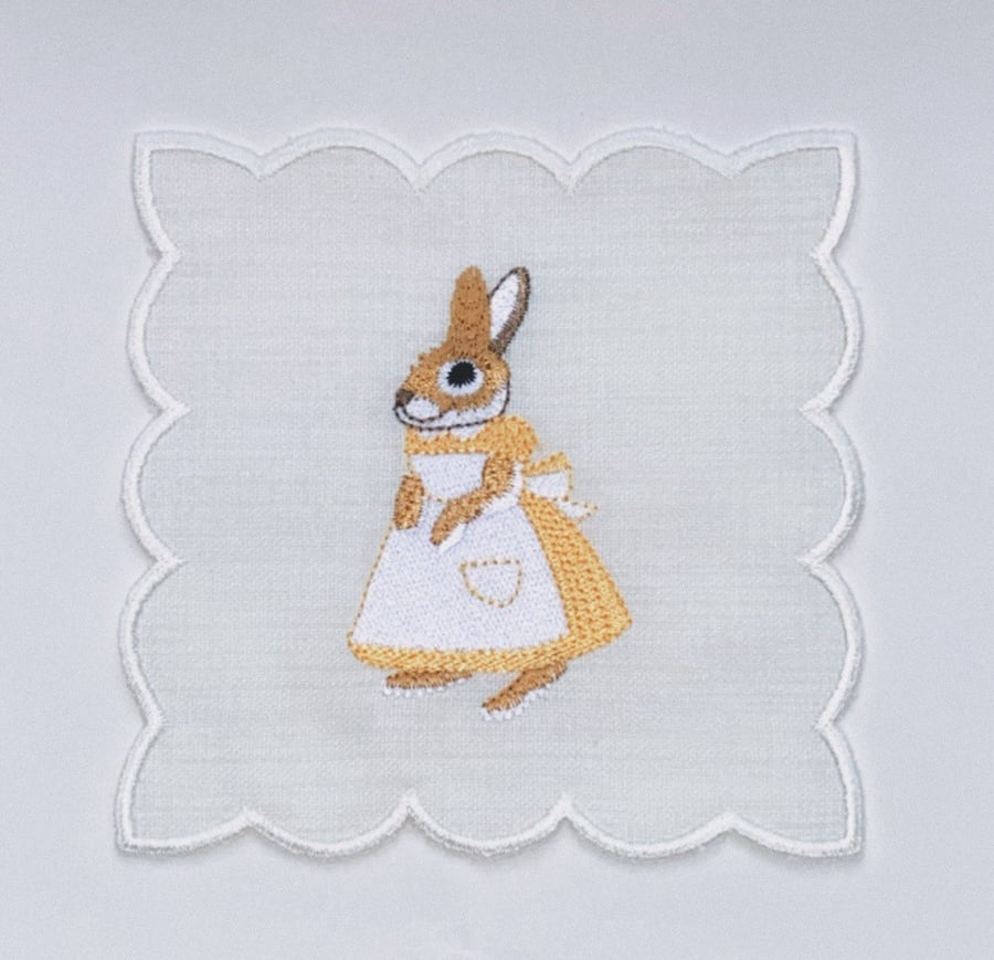 مفرش صغير الارنب اصفر (Small Napkins)