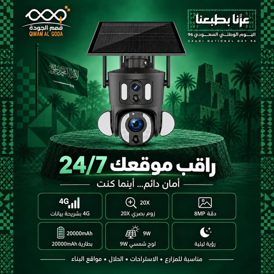 زوايا دوران كاميرا المراقبة ثلاثمئة وخمسة وخمسين درجة
