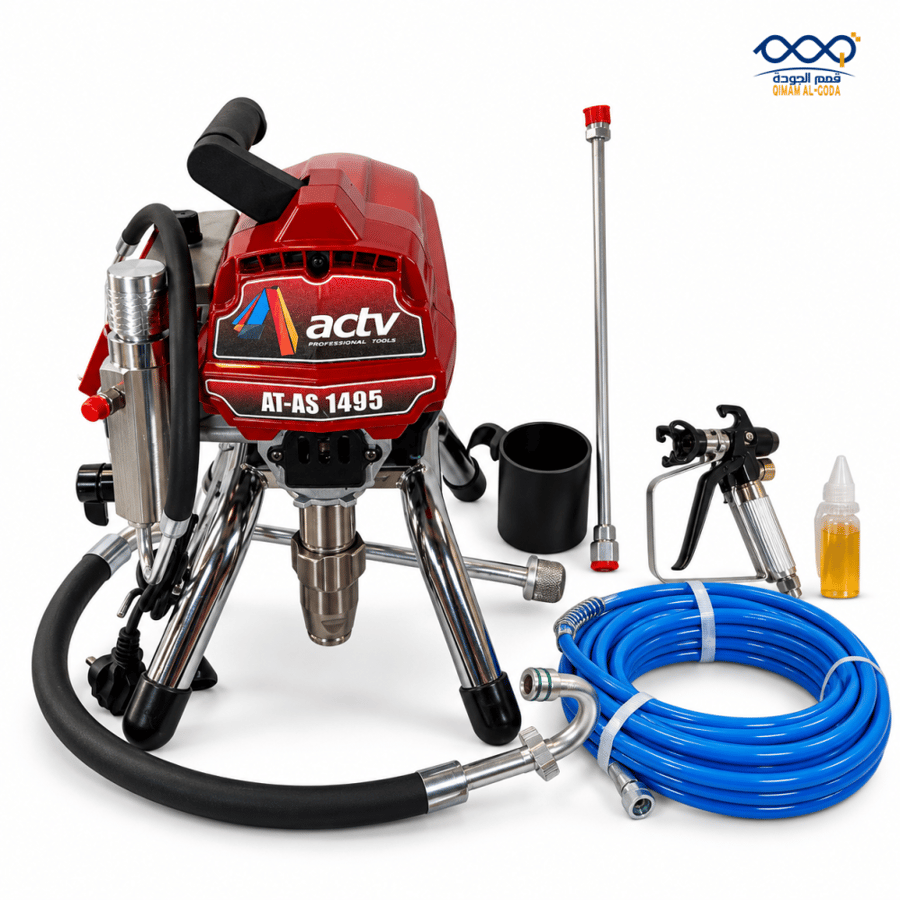 ماكينة رش دهان ايرلس ACTV AT-AS 1495 قدرة 2400 W وتدفق 2.7 L/min