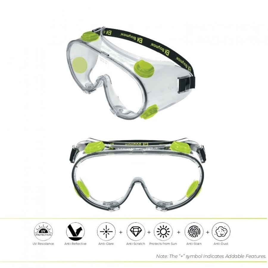 نظارات سلامة شفاف تركي BAYMAX S-1551 - TRANSPARENT