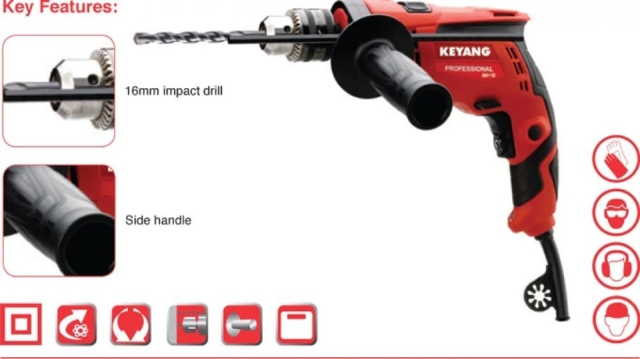 Drill 16 mm - KEYANG 720 W automatic head