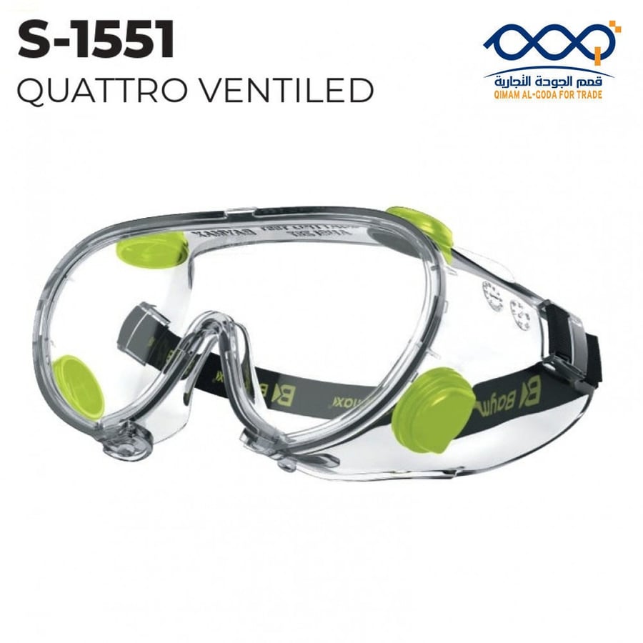 نظارات سلامة شفاف تركي BAYMAX S-1551 - TRANSPARENT