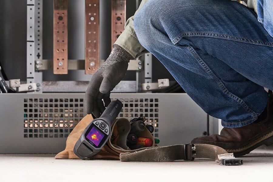 FLIR TG165-X Thermal Camera with MSX Technology - Spot Thermal Camera for Diagnostics