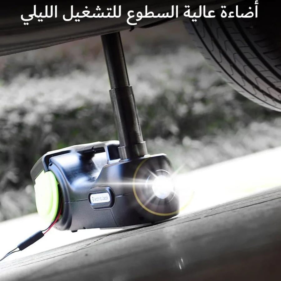 طقم عفريتة رافعة كهربائية هيدروليكية 5 طن 4 في 1 فك كفرات ومنفاخ هواء وليد