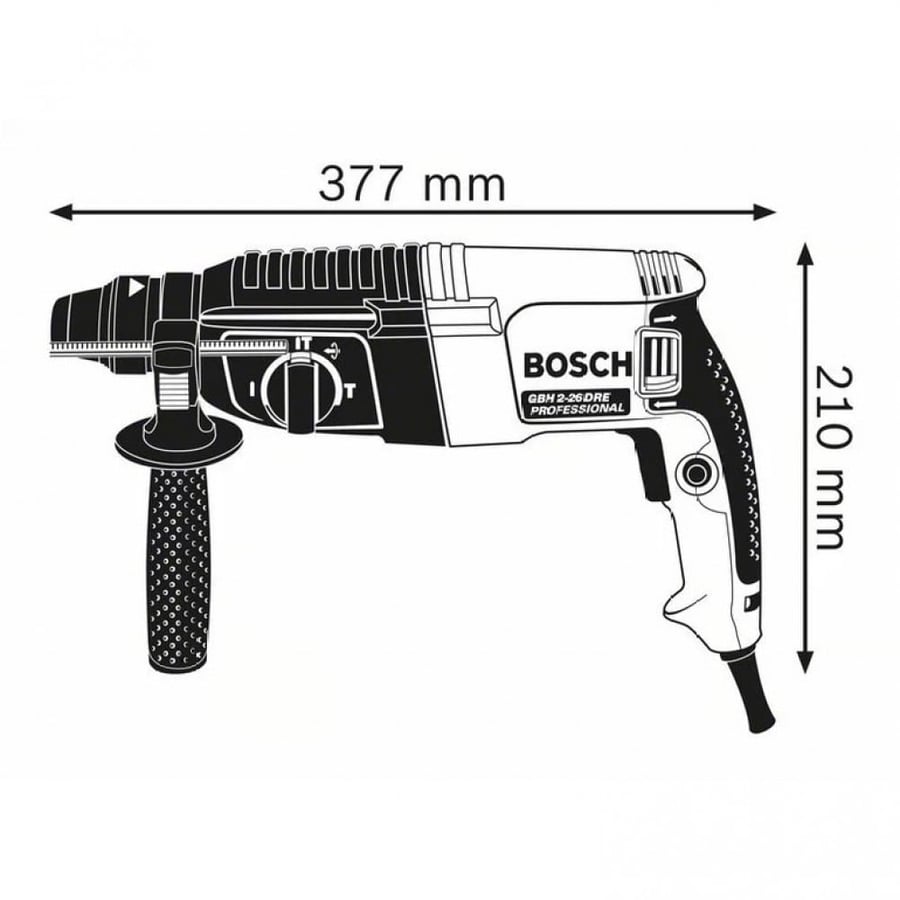 Bosch 26 mm drilling and breaking drill, German Hilti DRE2-26