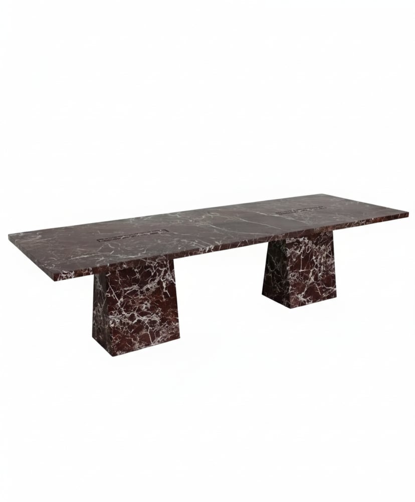 طاولة طعام برغندي