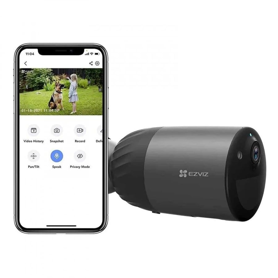 كاميرا مراقبة خارجية لاسلكية ببطارية EZVIZ BC1C مع ذاكرة مدمجة 32GB
