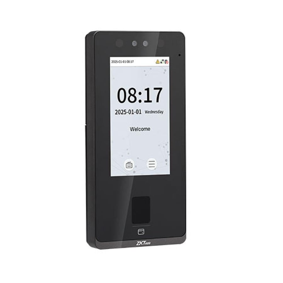 جهاز بصمة حضور وانصراف بالوجه وإنتركم مرئي ZKTeco SenseFace 4 شاشة 4.3