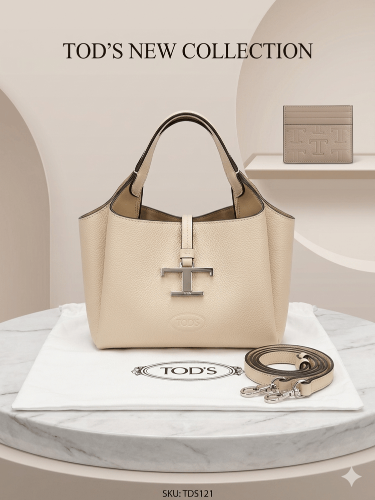 حقيبة نسائية أنيقة من Tod’s لون ابيض