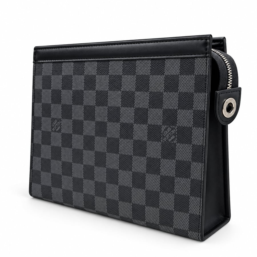 شنطة كلتش لويس فويتون بنقشة مربعات – Louis Vuitton Pochette