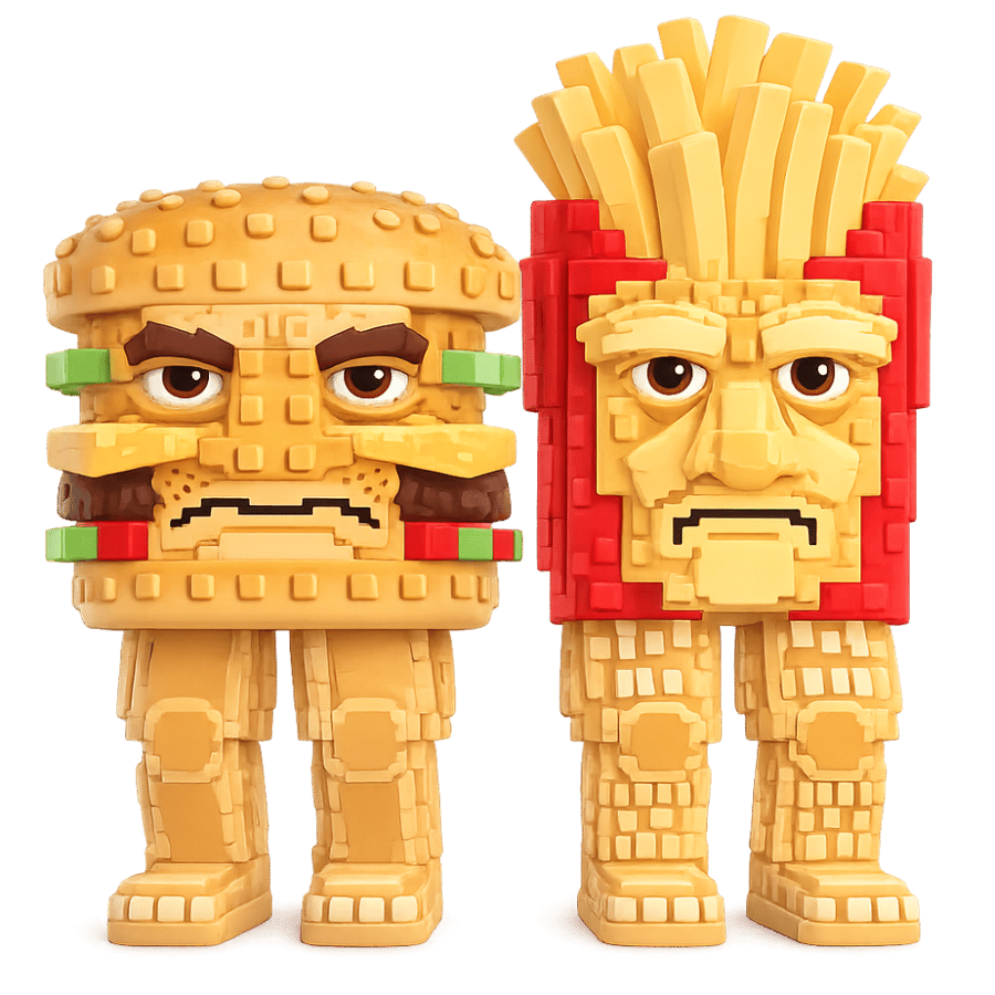 برقر وبطاطس | Burguro And Fryuro