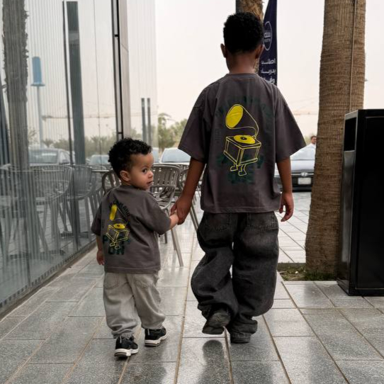 Kids Oversized Grey T-Shirt 🩶