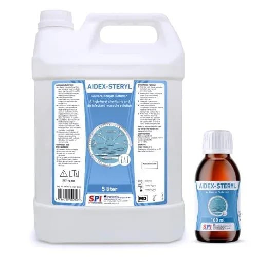 محلول Aidex Steryl SPI لتعقيم الادوات الطبية 5 لتر مع منشط