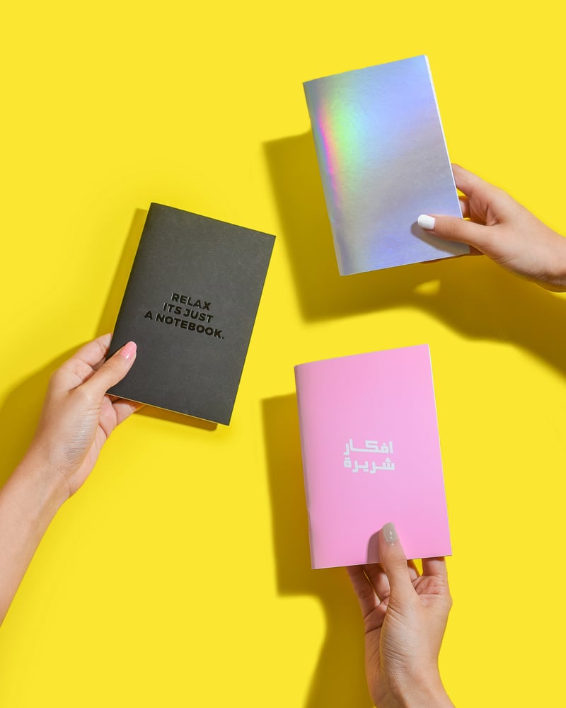 "Relax its just a notebook" A6 دفتر