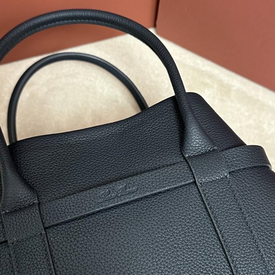 Loro Piana – Ghiera Shopper Small Black