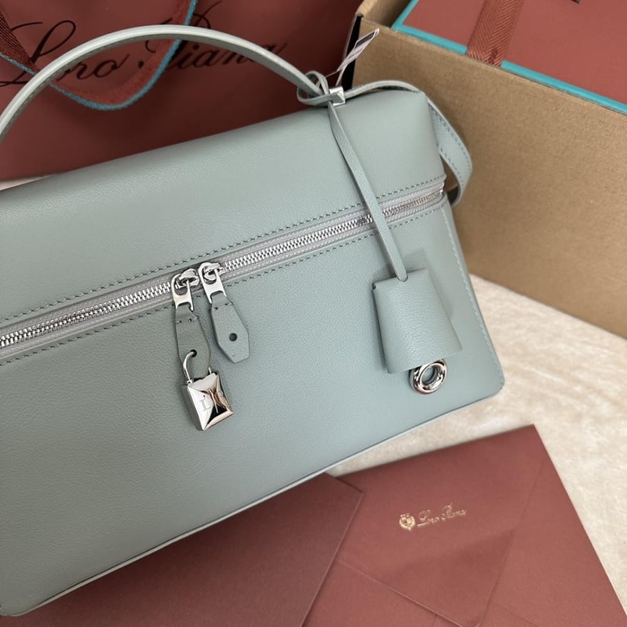 Loro Piana – Extra Bag L27 Fall/Winter New Collection – Eucalyptus Green