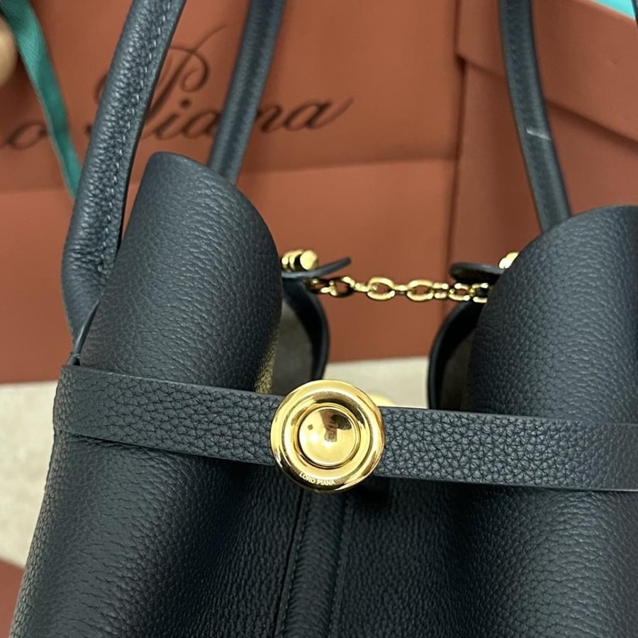 Loro Piana – Ghiera Shopper Small Black