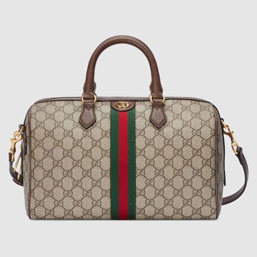 حقيبة OPHIDIA LARGE BOSTON BAG- ماستر كواليتي