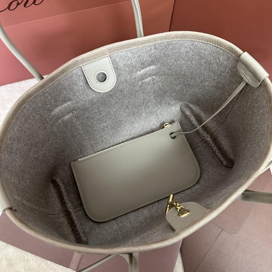 Loro Piana – Ghiera Shopper Small Smoky Taupe