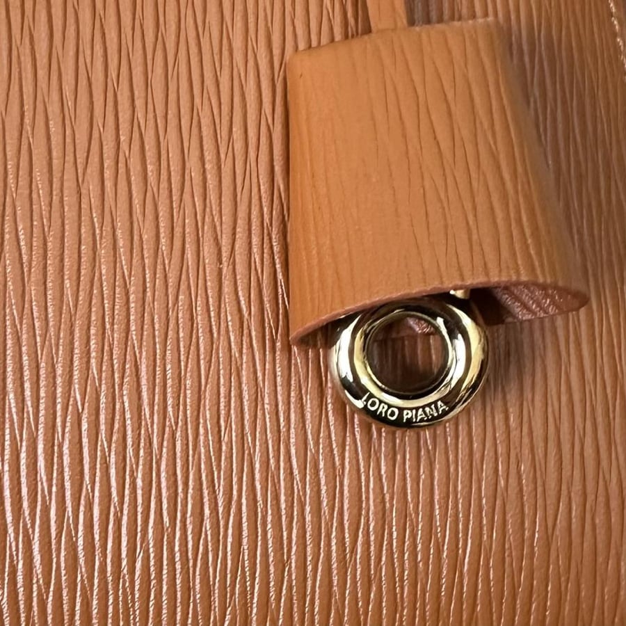 Loro Piana – Extra Bag L27 Fall/Winter New Collection – Brown Water Ripple