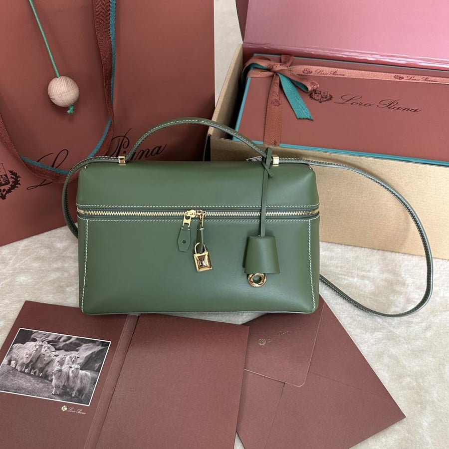 Loro Piana – Extra Bag L27 Fall/Winter New Collection – Lichen Green