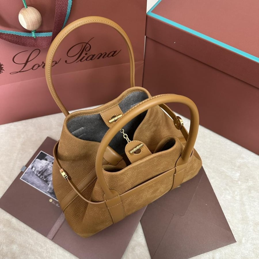 Loro Piana – Ghiera Shopper Small Fashion Brown