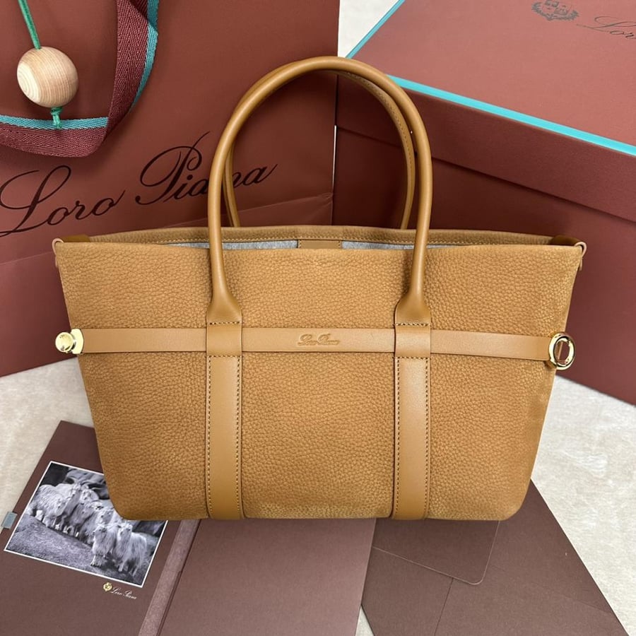 Loro Piana – Ghiera Shopper Small Fashion Brown