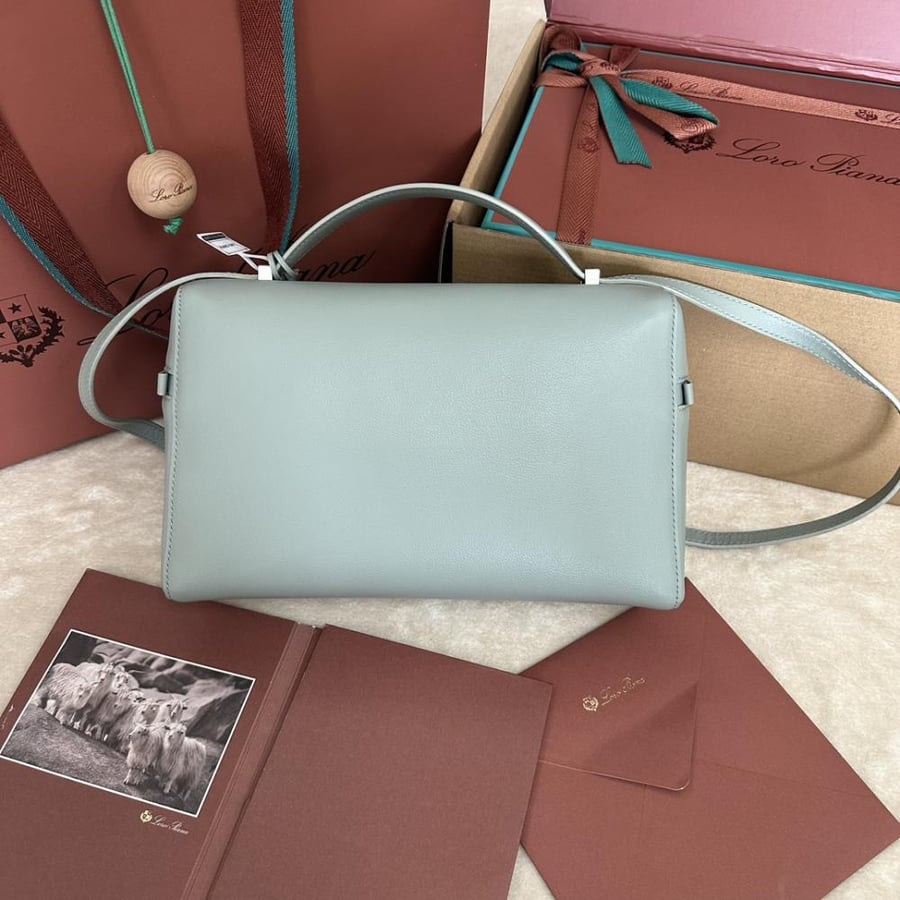 Loro Piana – Extra Bag L27 Fall/Winter New Collection – Eucalyptus Green