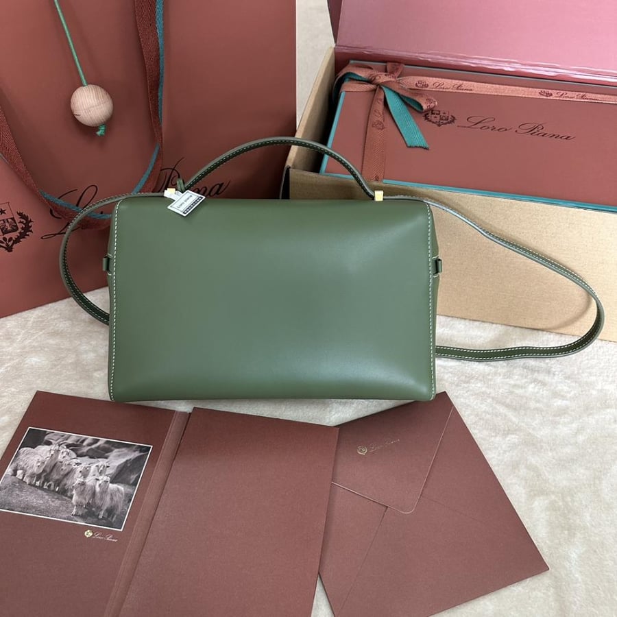 Loro Piana – Extra Bag L27 Fall/Winter New Collection – Lichen Green