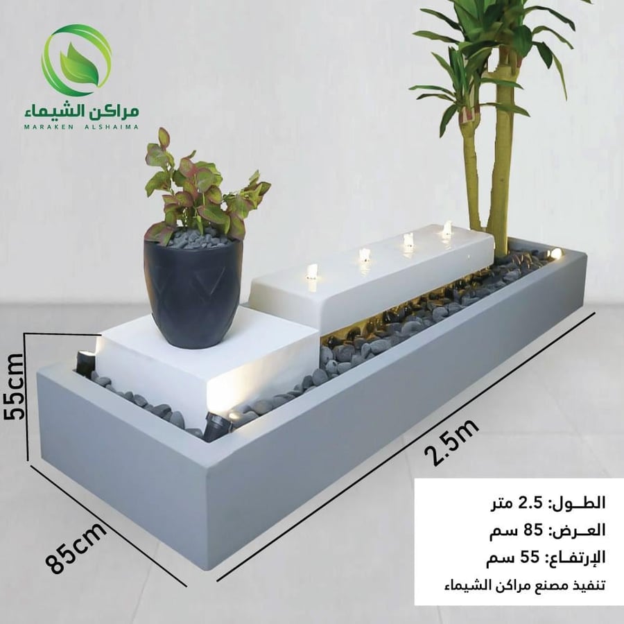 Fiberglass fountain, the most requested, 2.5 meters