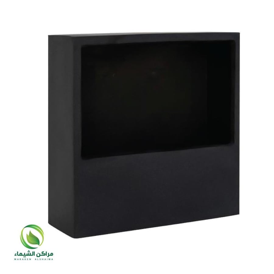 Fiberglass flower planting basin, illuminated
